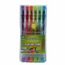 Długopisy żelowe FLUORESCENCYJNE 6 kolorów CRICCO